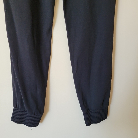 Babaton Harvey Pleated Crepe Jogger Pant in Black - Picture 7 of 8